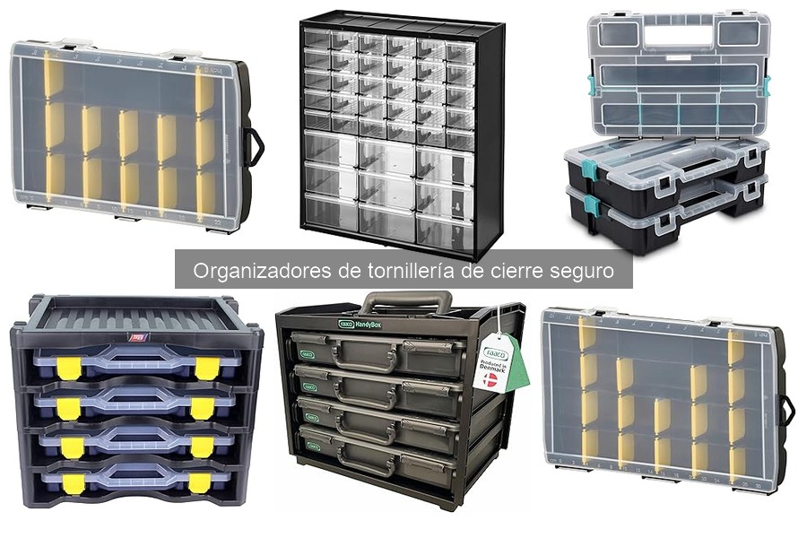 Cómo elegir el organizador de tornillería de cierre seguro