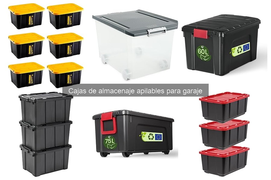 Cómo elegir las mejores cajas apilables para el garaje