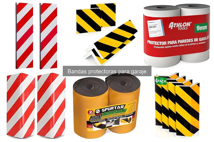 Cómo instalar bandas protectoras en el garaje fácilmente