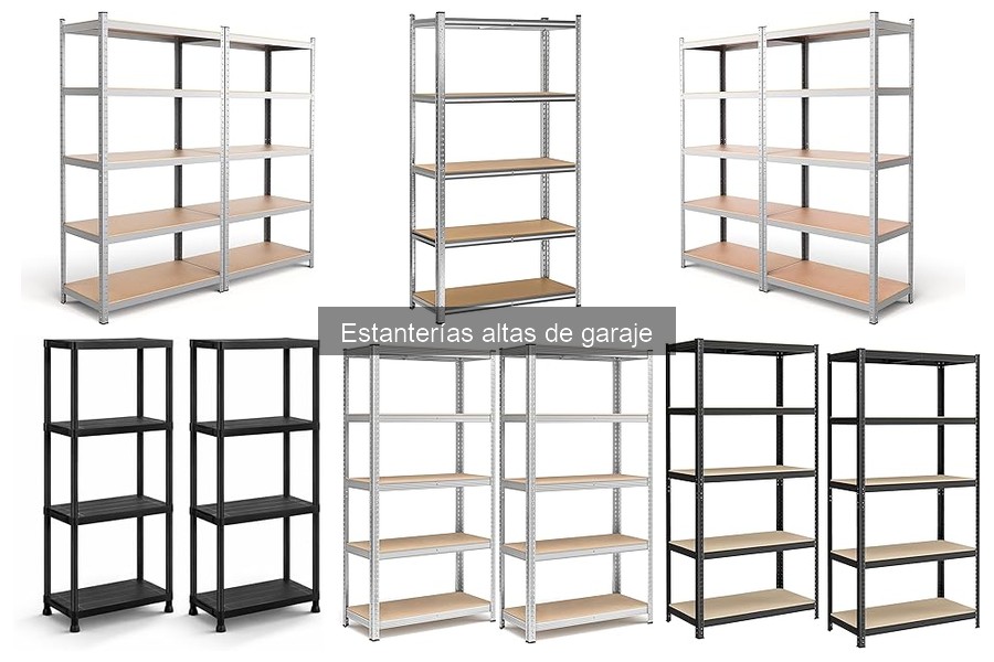 Cómo instalar estanterías altas en el garaje fácilmente