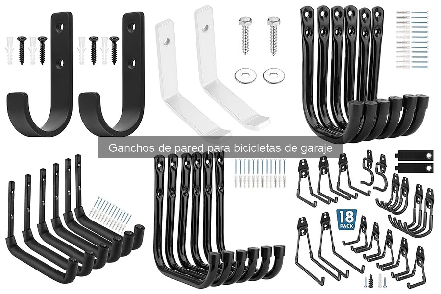 Cómo instalar ganchos de pared para bicicletas en el garaje