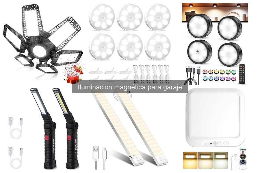 Cómo instalar iluminación magnética en tu garaje fácilmente