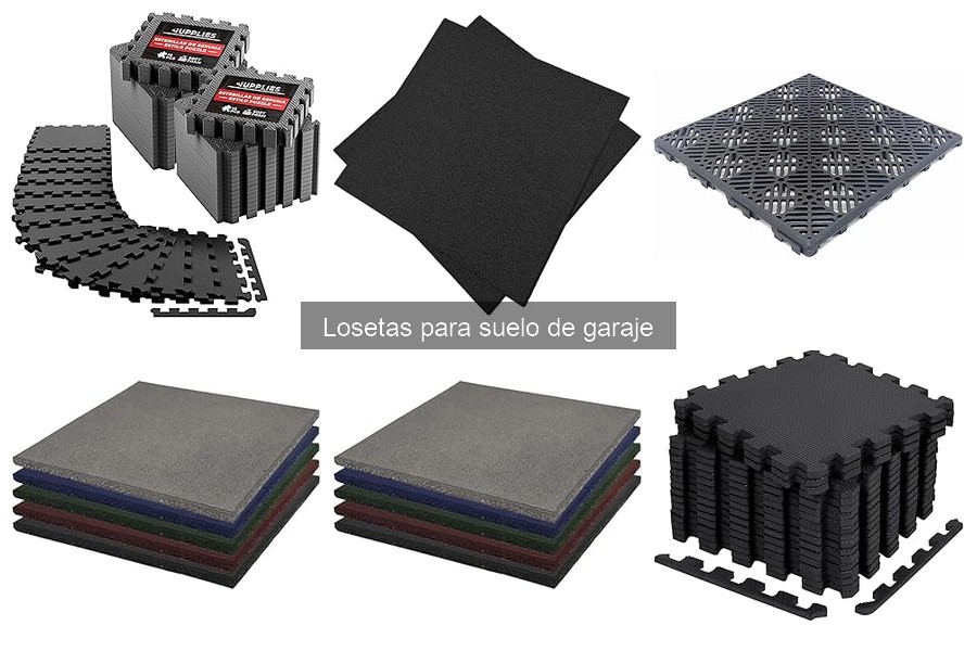 Cómo instalar losetas en el suelo del garaje fácilmente