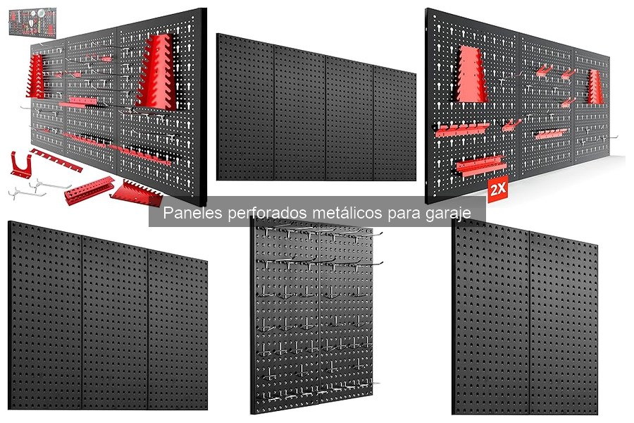 Cómo instalar paneles perforados metálicos en el garaje