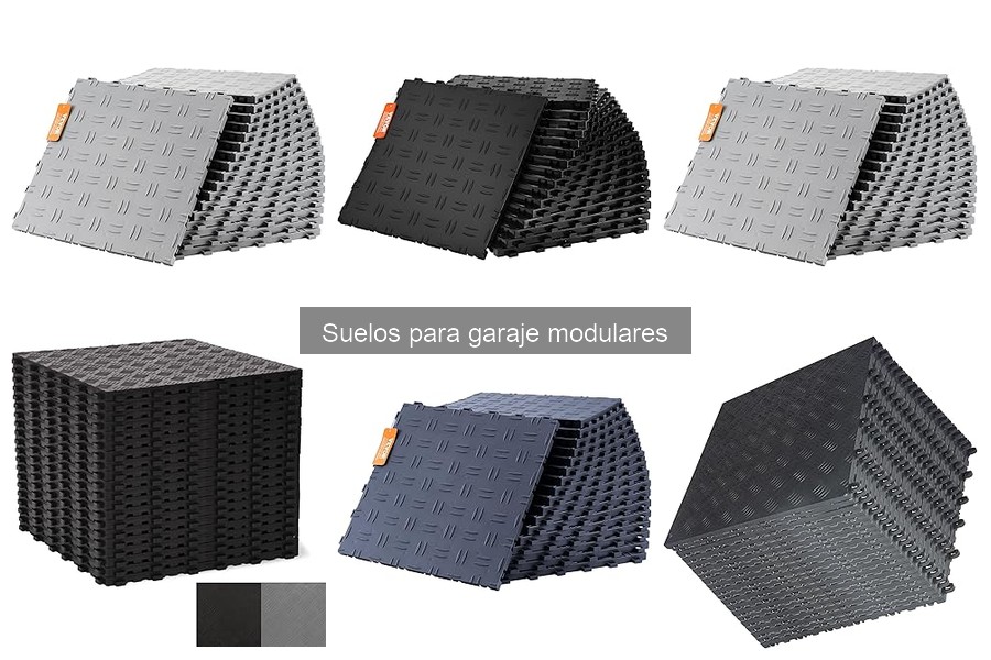 ** Cómo instalar suelos modulares en el garaje fácilmente