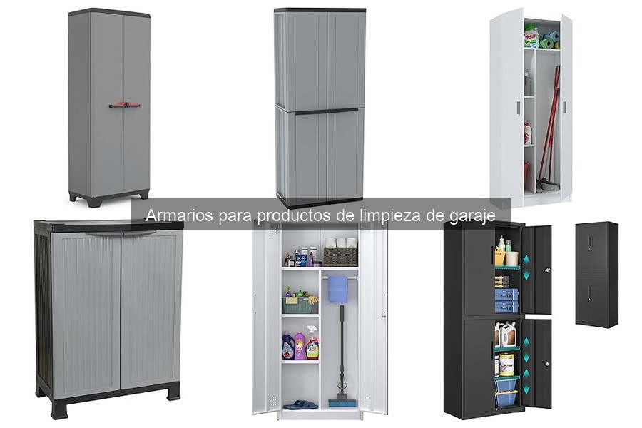 Cómo instalar un armario para productos de limpieza en el garaje