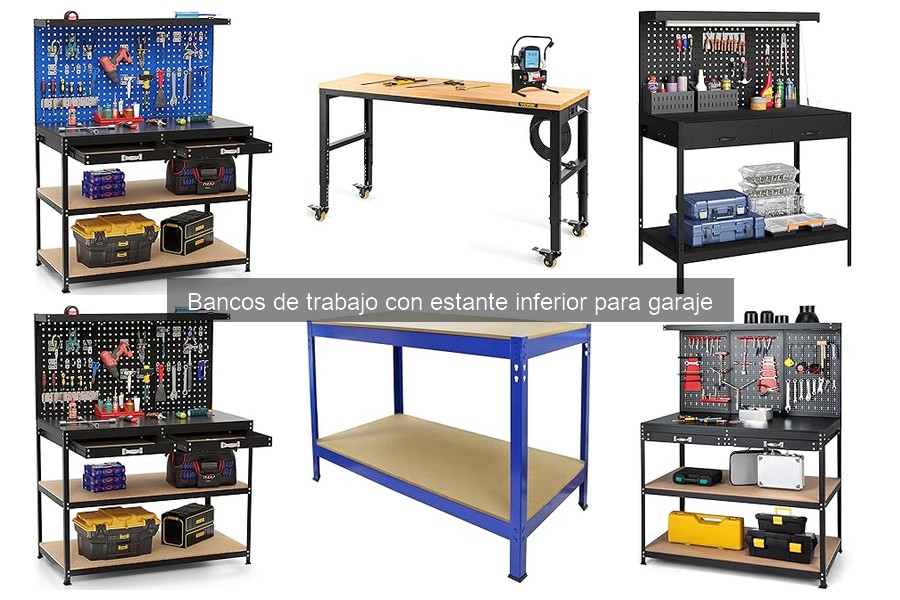 Cómo instalar un banco de trabajo con estante inferior