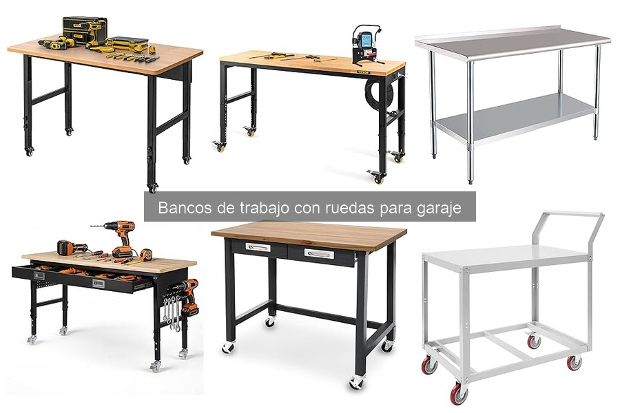 Cómo instalar un banco de trabajo con ruedas en tu garaje