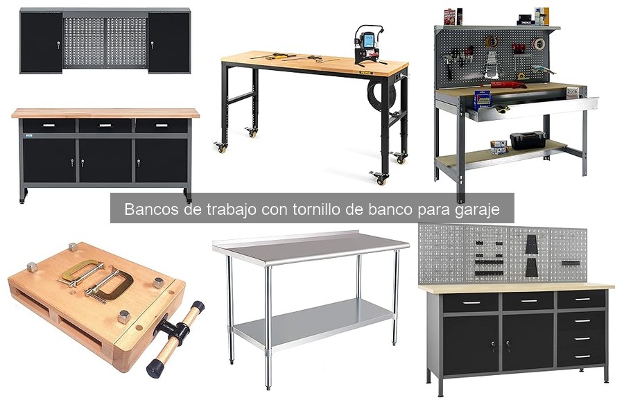 Cómo instalar un banco de trabajo con tornillo de banco