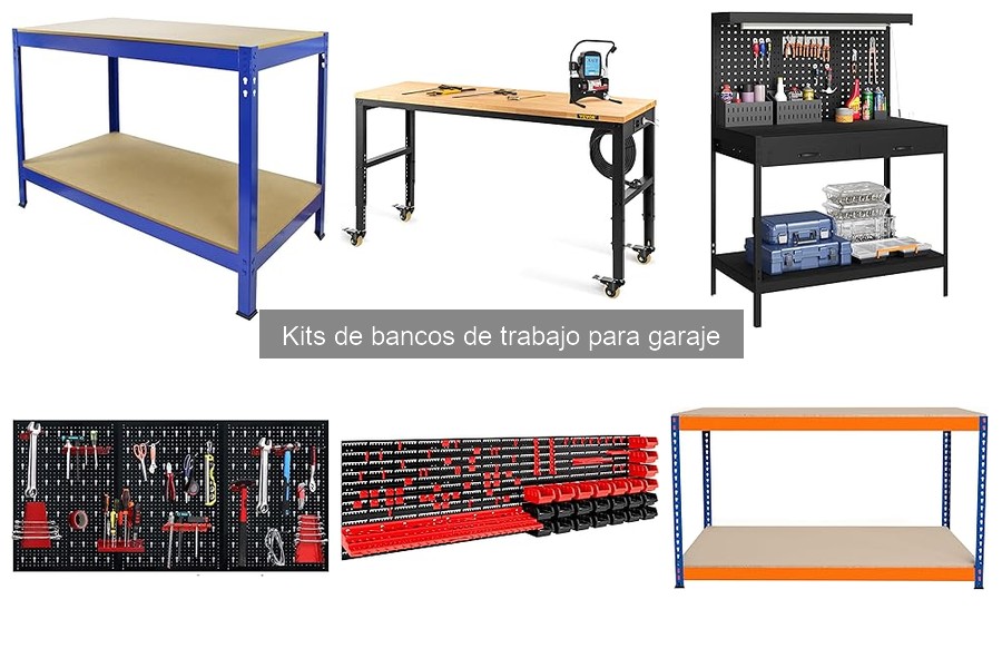 Cómo instalar un kit de banco de trabajo para garaje