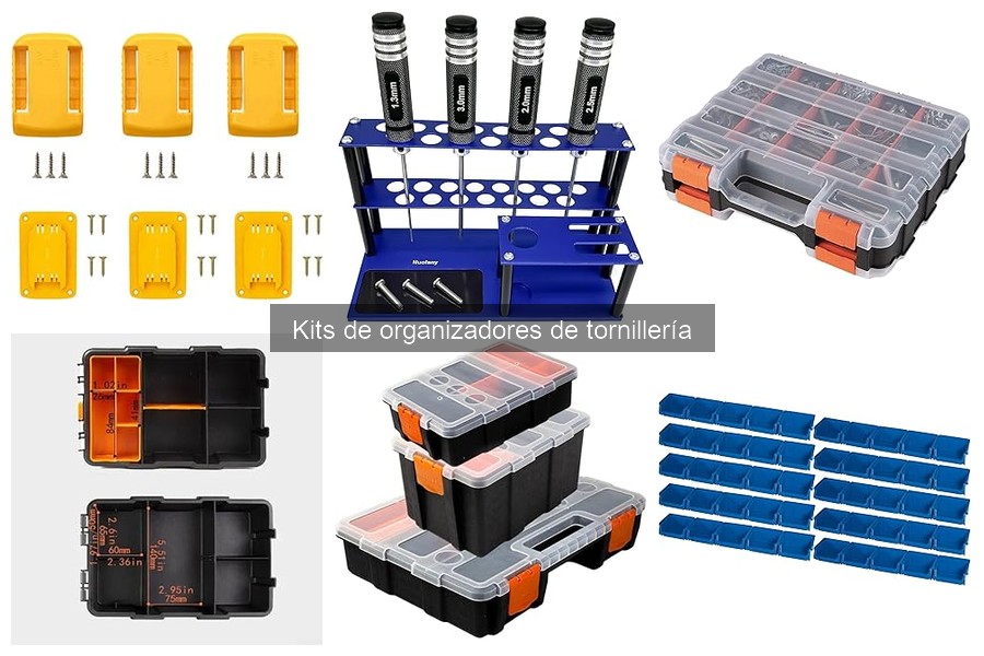 Cómo instalar un kit de organizadores de tornillería fácilmente