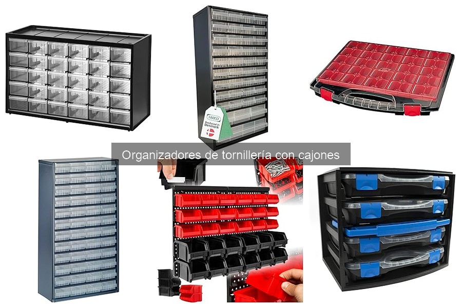 Cómo instalar un organizador de tornillería con cajones