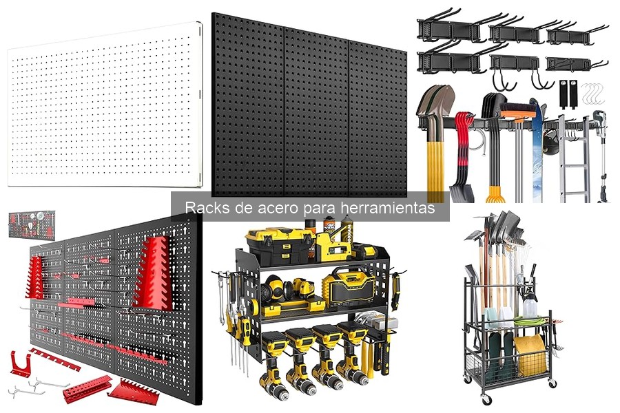 Cómo instalar un rack de acero para herramientas fácilmente