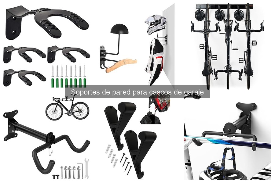 Cómo instalar un soporte de pared para casco de garaje