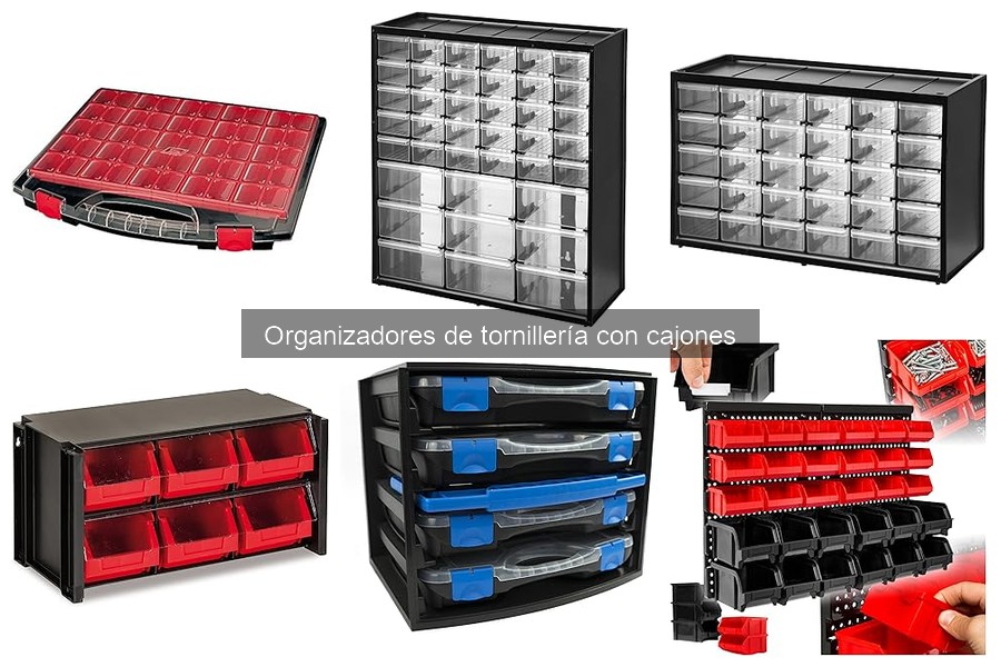 Cómo limpiar y mantener organizadores de tornillería