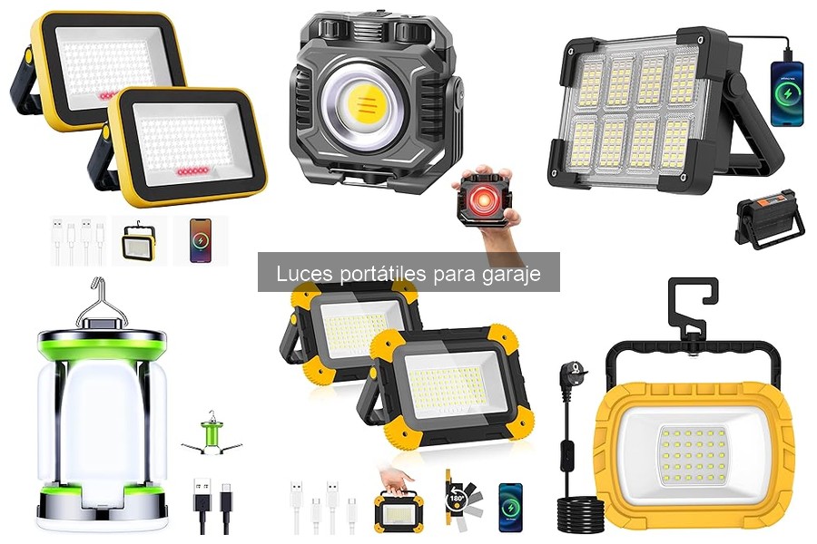 Cómo mantener luces portátiles para garaje: consejos prácticos