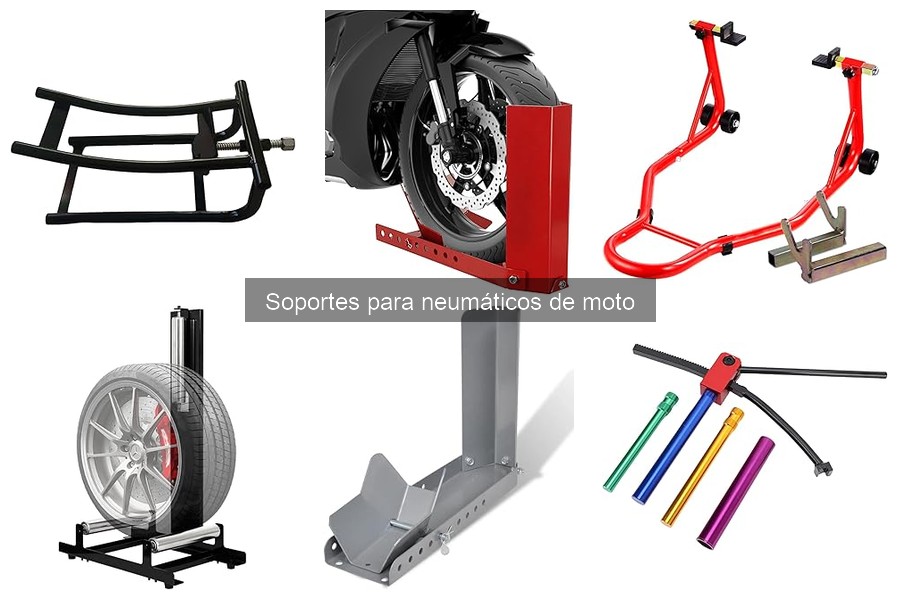Cómo mantener soportes para neumáticos de moto en buen estado