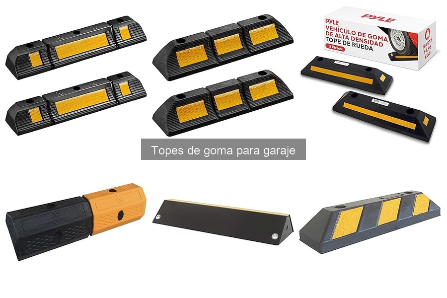 Cómo mantener topes de goma para garaje y alargar su vida útil