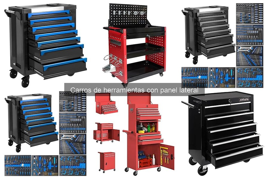 Cómo mantener un carro de herramientas con panel lateral