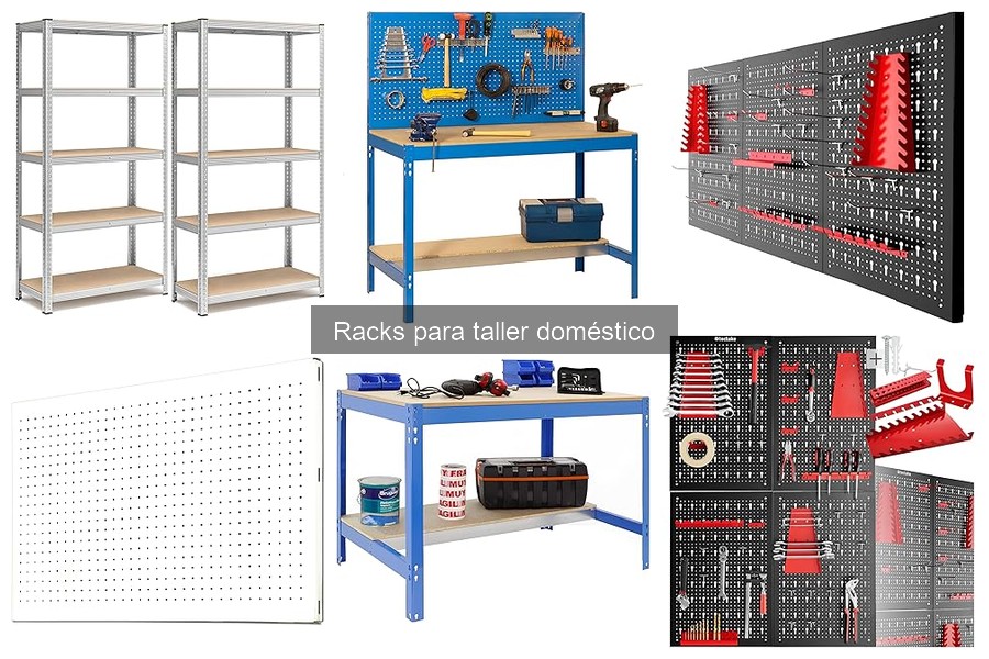 Cómo organizar herramientas en un rack para taller