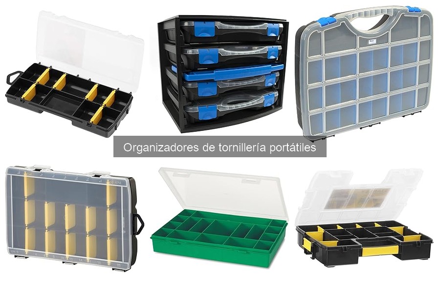 Cómo organizar tornillería con un organizador portátil