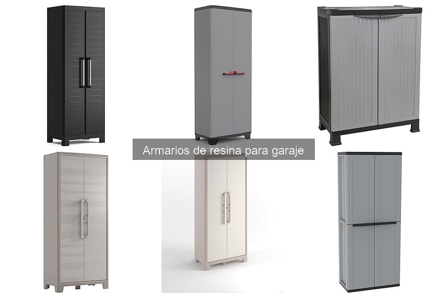 Comparativa: Armarios de resina vs metálicos para garaje