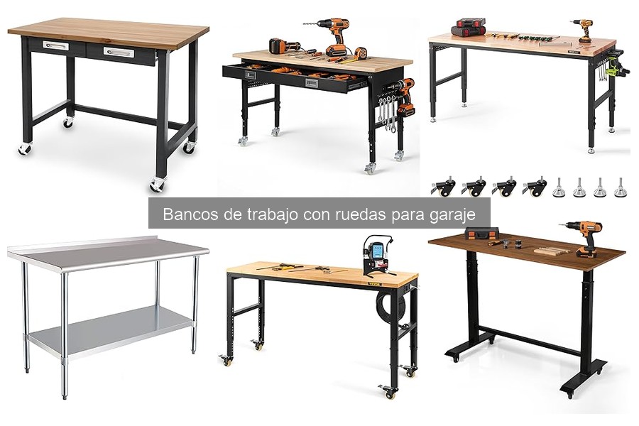 Comparativa: Bancos de Trabajo Fijos vs. Con Ruedas
