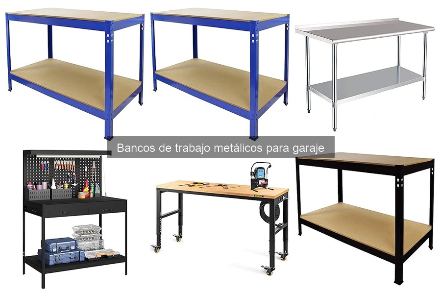 Comparativa: Bancos de trabajo metálicos plegables y fijos