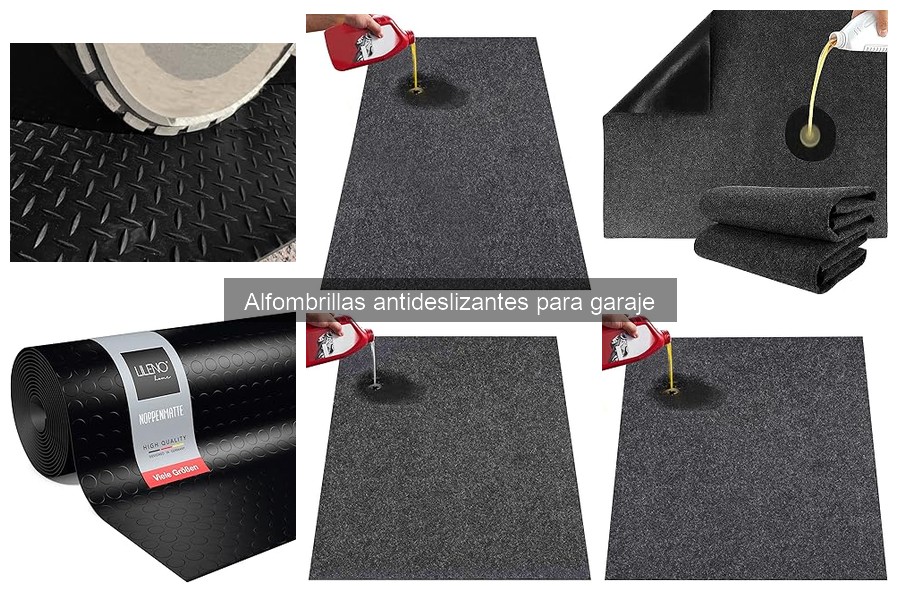 Comparativa de alfombrillas antideslizantes para garaje