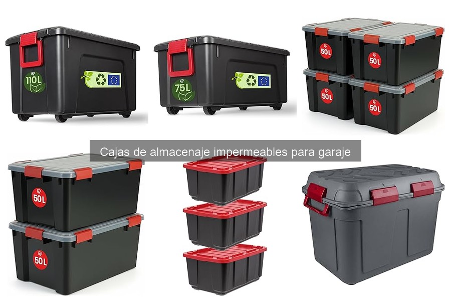 Comparativa de Cajas de Almacenaje Impermeables y No Impermeables