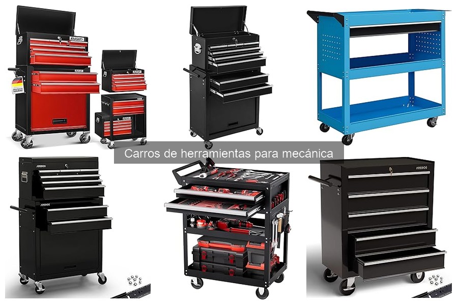 Comparativa de carros de herramientas: Tectake vs JOMAFA vs Arebos