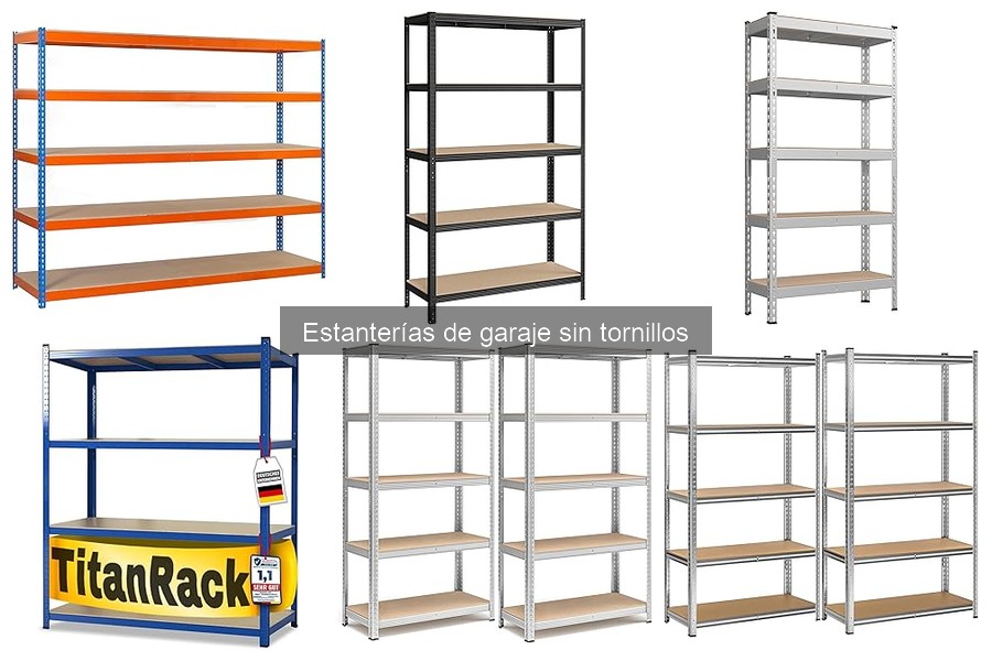 Comparativa de estanterías de garaje sin tornillos en 2023
