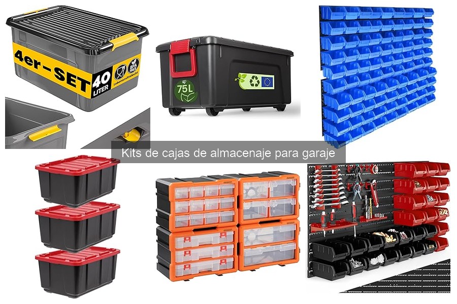 Comparativa de Kits de Cajas de Almacenaje para Garaje