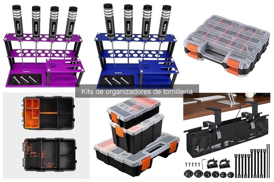 Comparativa de kits organizadores de tornillería: Mejores marcas