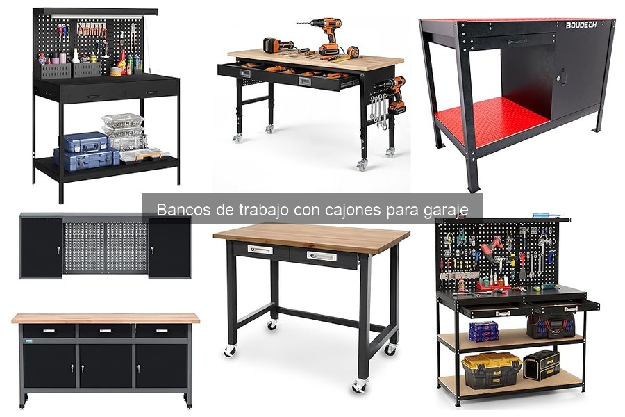 Comparativa de los mejores bancos de trabajo con cajones