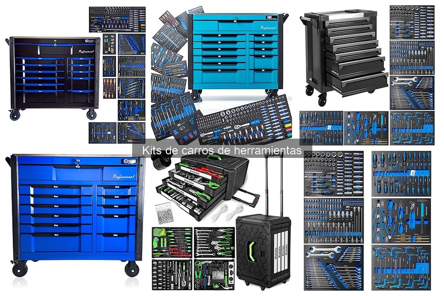 Comparativa de los Mejores Kits de Carros de Herramientas