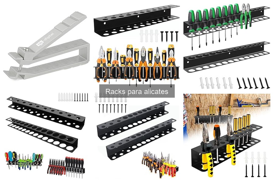 Comparativa de materiales en racks para alicates