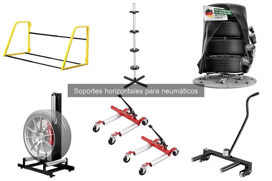 Comparativa de precios de soportes horizontales para neumáticos