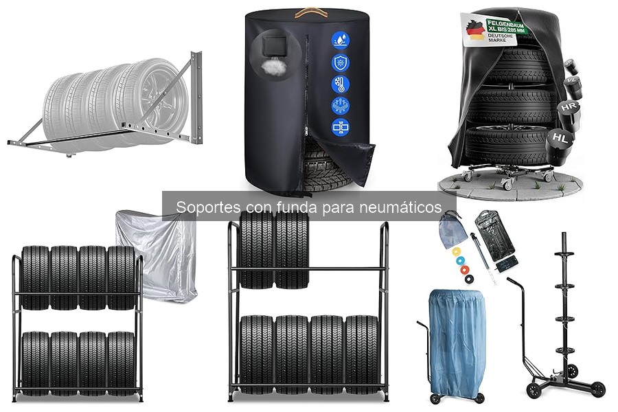 Comparativa de Soportes con Funda para Neumáticos