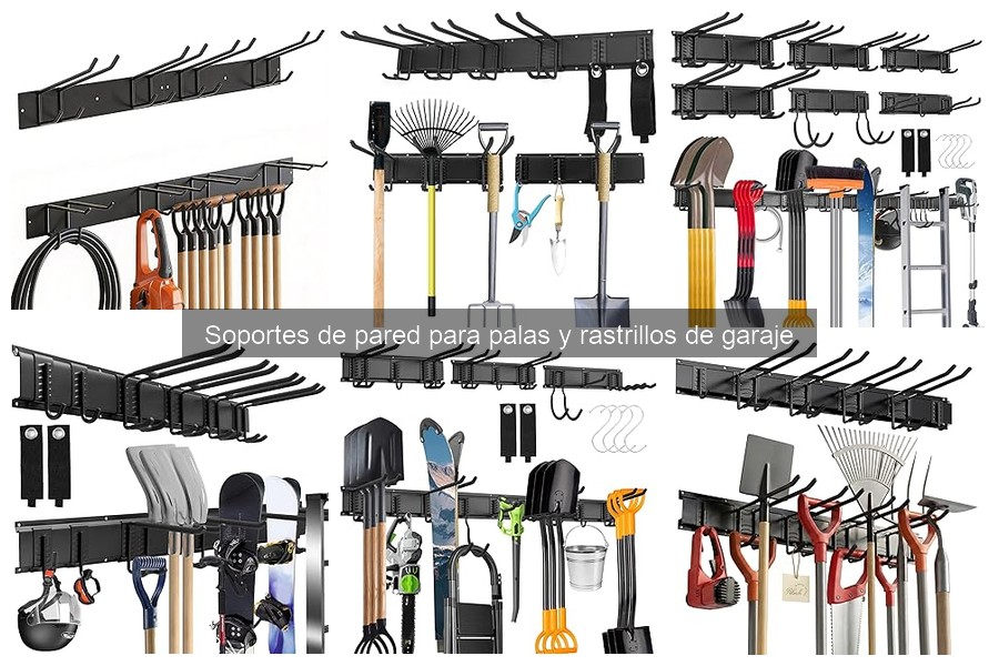 Comparativa de Soportes de Pared para Herramientas de Jardín