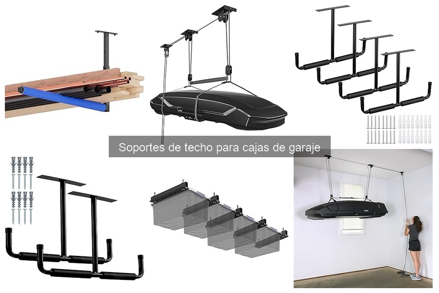 Comparativa de Soportes de Techo para Cajas de Garaje