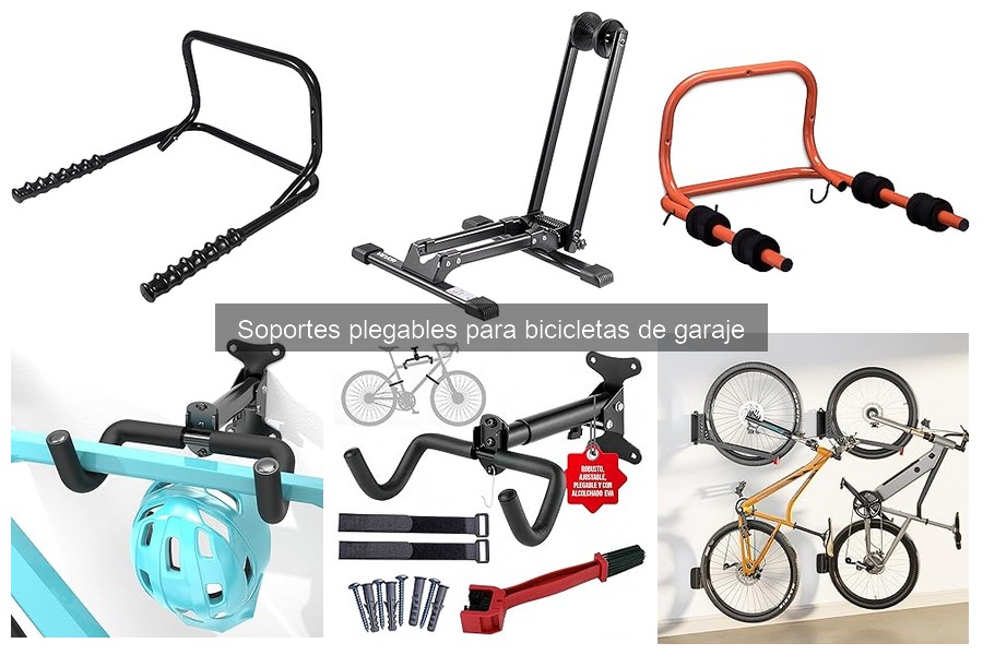 Comparativa de Soportes Plegables para Bicicletas en Garaje