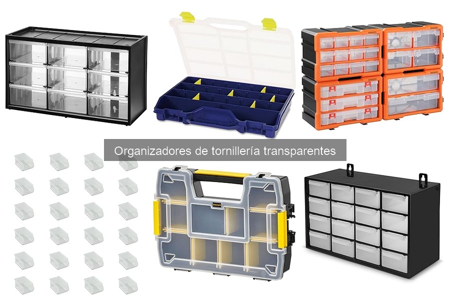 Comparativa: Organizadores de Tornillería Transparentes vs Metálicos