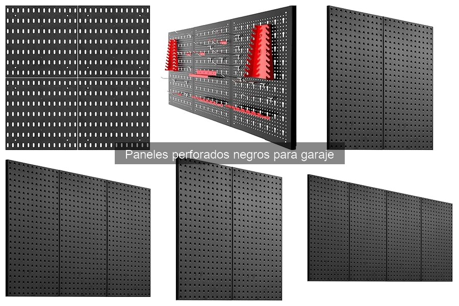 Comparativa: Paneles Perforados Negros vs. Otros Colores