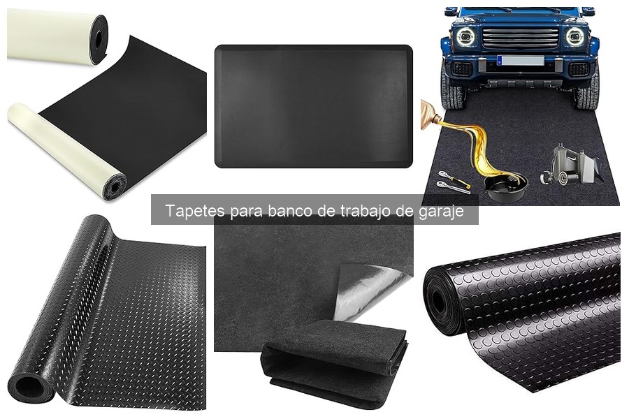 Comparativa: Tapetes de goma vs PVC para bancos de trabajo