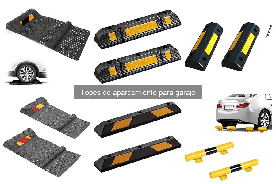 Comparativa: Topes de aparcamiento de goma vs. plástico
