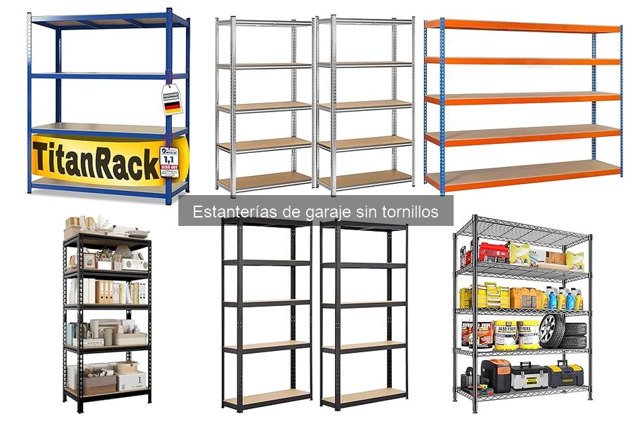 Configuraciones Efectivas de Estanterías de Garaje Sin Tornillos