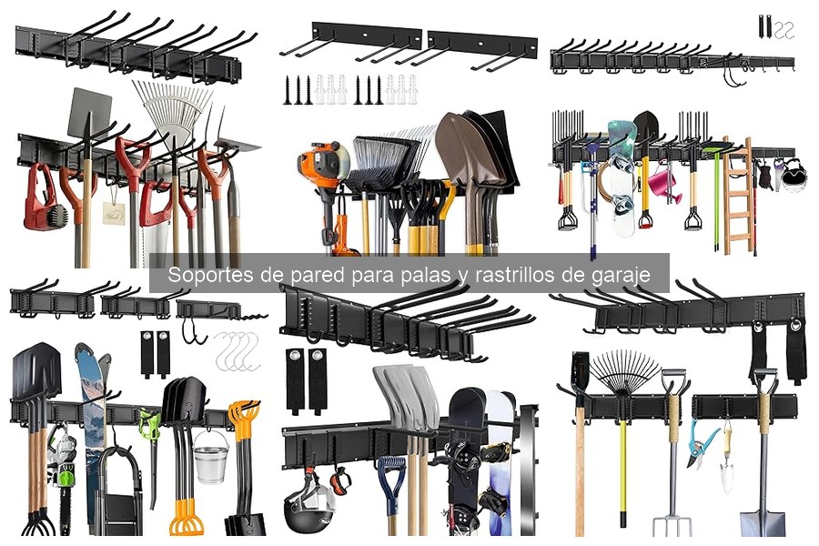 Consejos para mantener los soportes de pared de palas y rastrillos