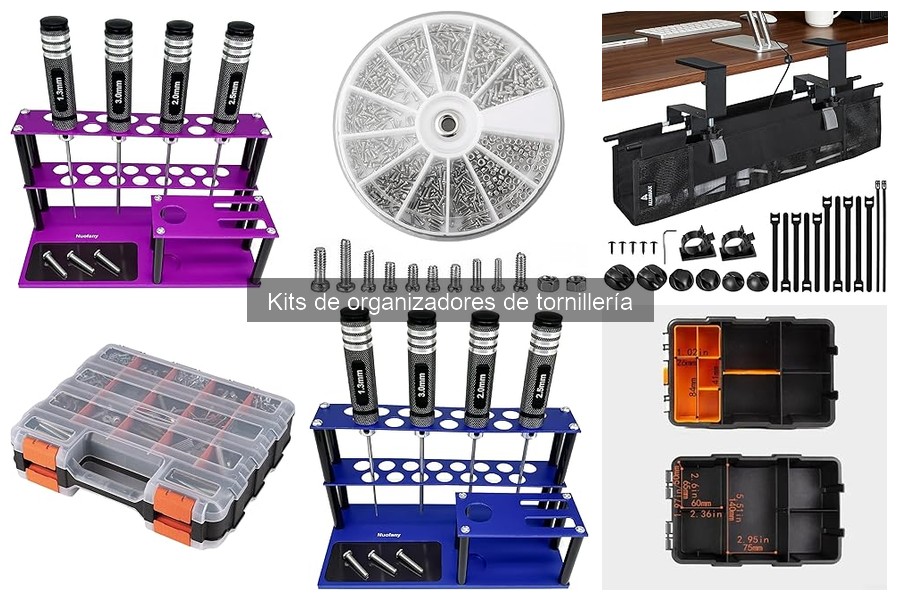 Cuándo Usar un Kit de Organizadores de Tornillería