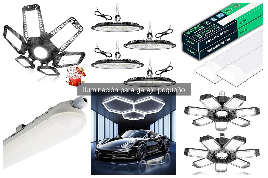 ¿Cuánta iluminación necesito para un garaje pequeño?